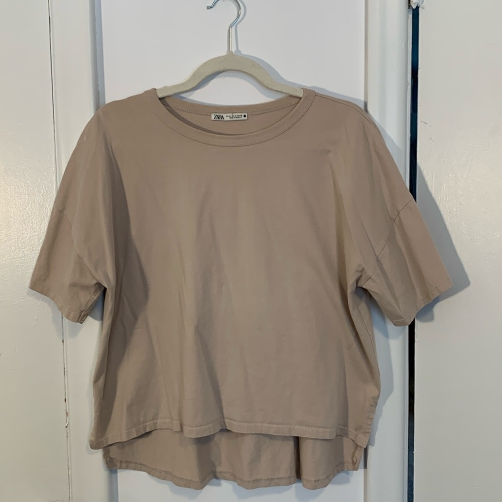 Zara slightly over-sized tee